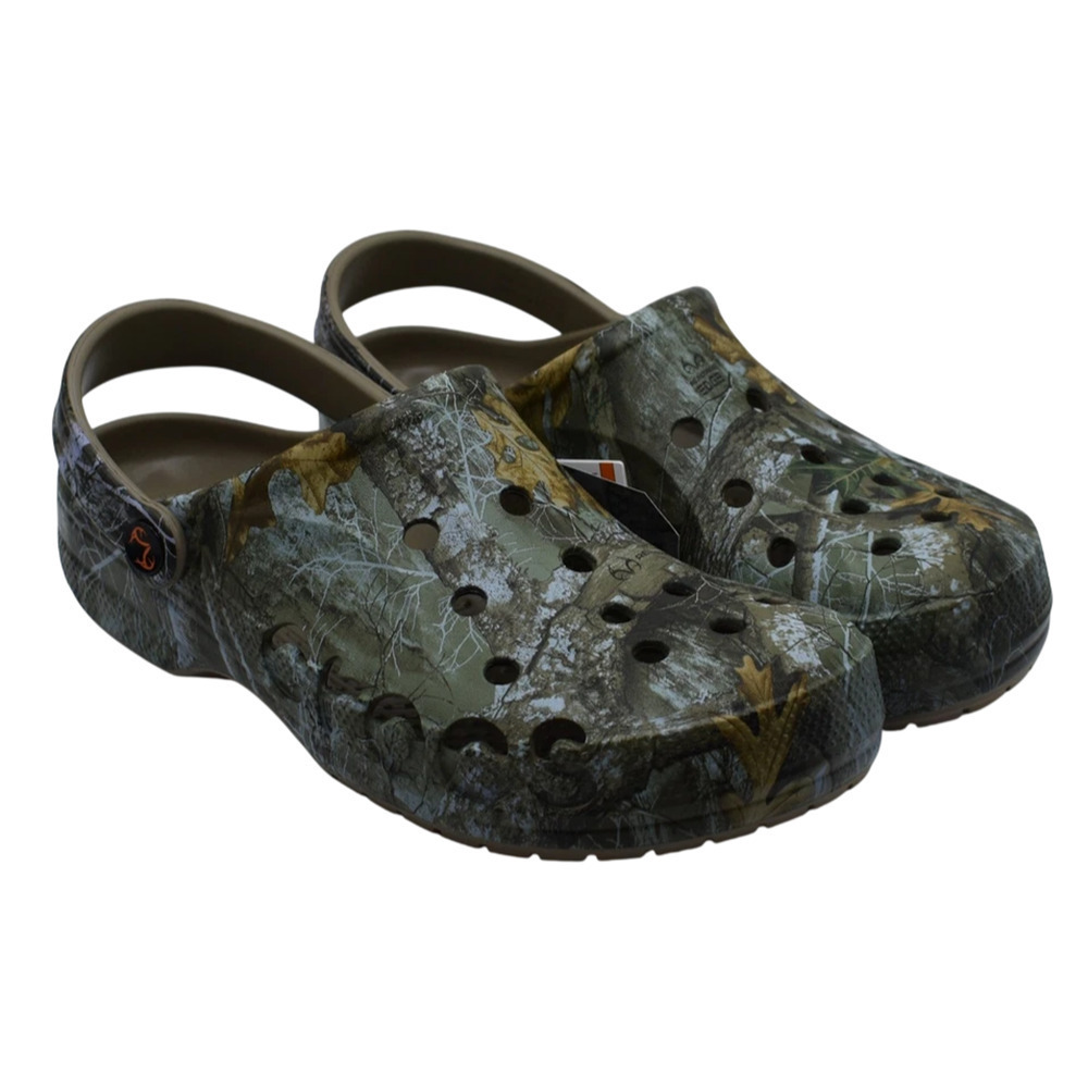 Crocs Baya Realtree APX Edge Camo Clogs Unisex M5 W7 Slip On Shoes New